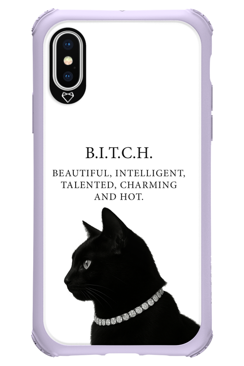 B. i. t. c. h. - Apple iPhone XS