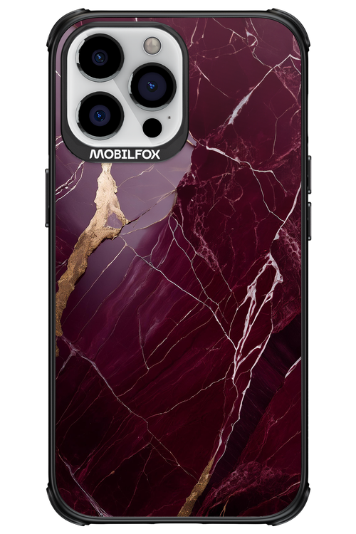 Burgundy Marble - Apple iPhone 13 Pro Max