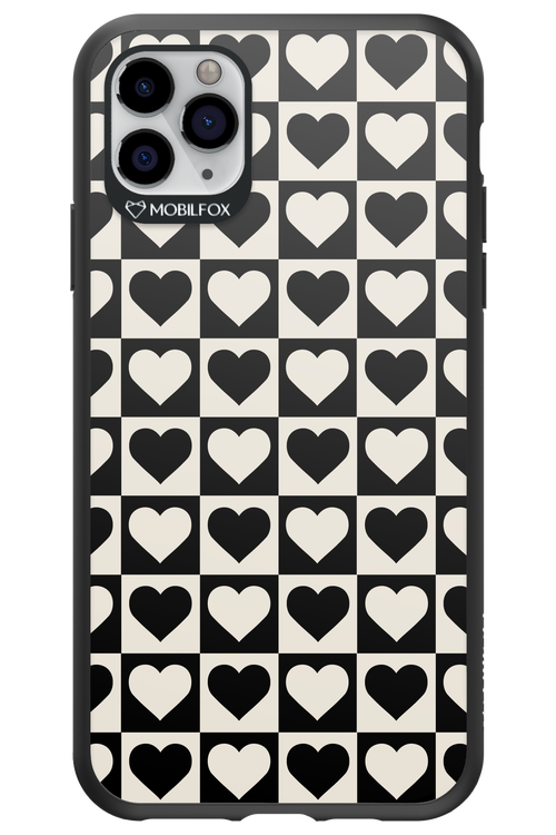 Checkered Heart - Apple iPhone 11 Pro Max