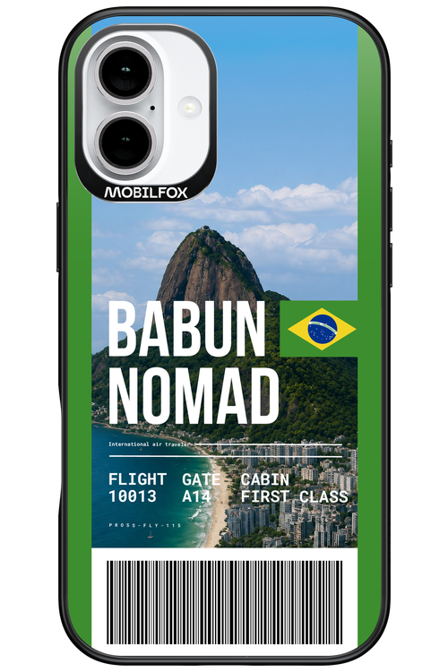 BABUN NOMAD (fly ticket) 2.0 - Apple iPhone 16 Plus