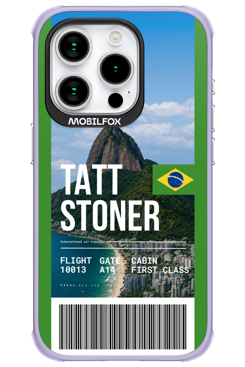 TATT STONER (fly ticket) 2.0 - Apple iPhone 15 Pro