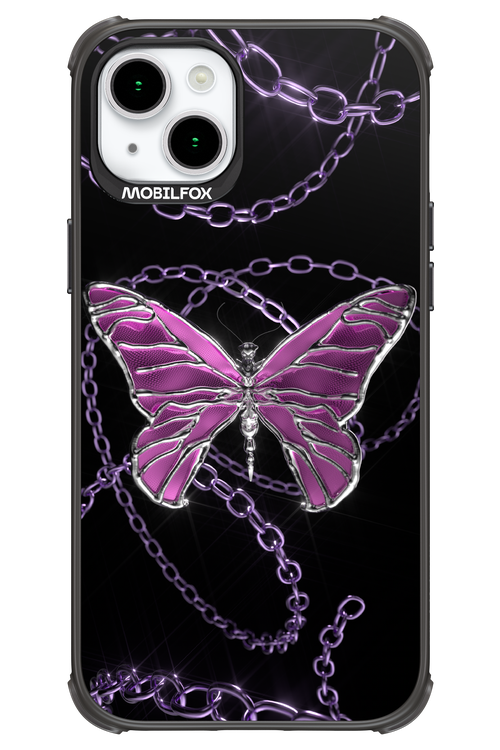 Butterfly Necklace - Apple iPhone 15 Plus