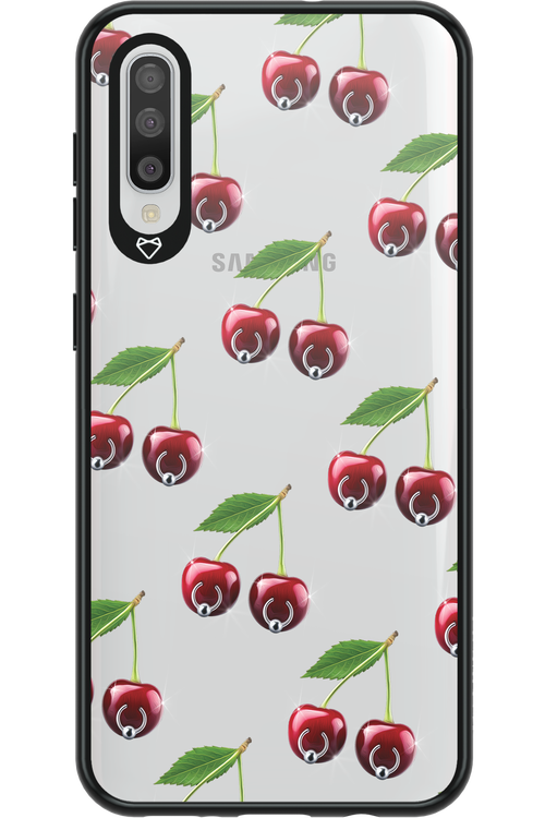 Spicy Cherries Transparent - Samsung Galaxy A50