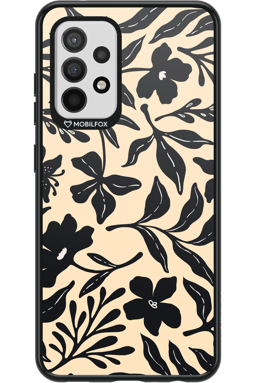 Black Flowers 2.0 - Samsung Galaxy A52 / A52 5G / A52s