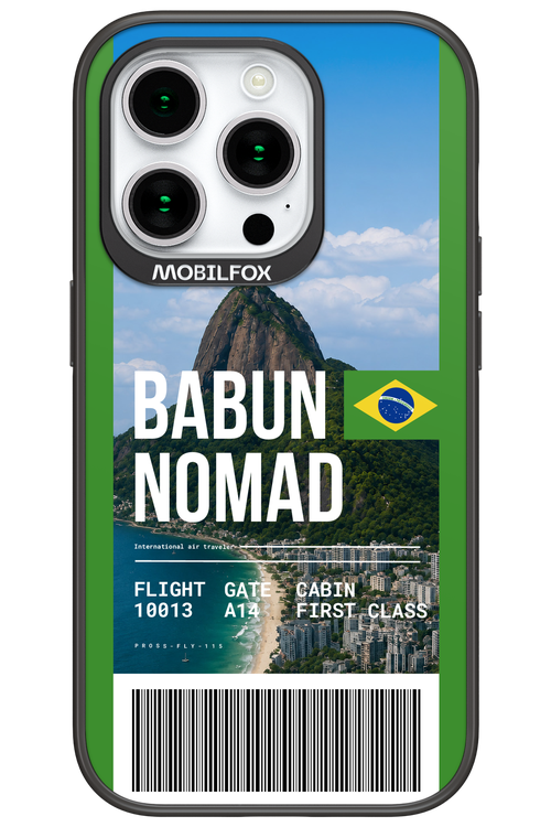BABUN NOMAD (fly ticket) 2.0 - Apple iPhone 15 Pro
