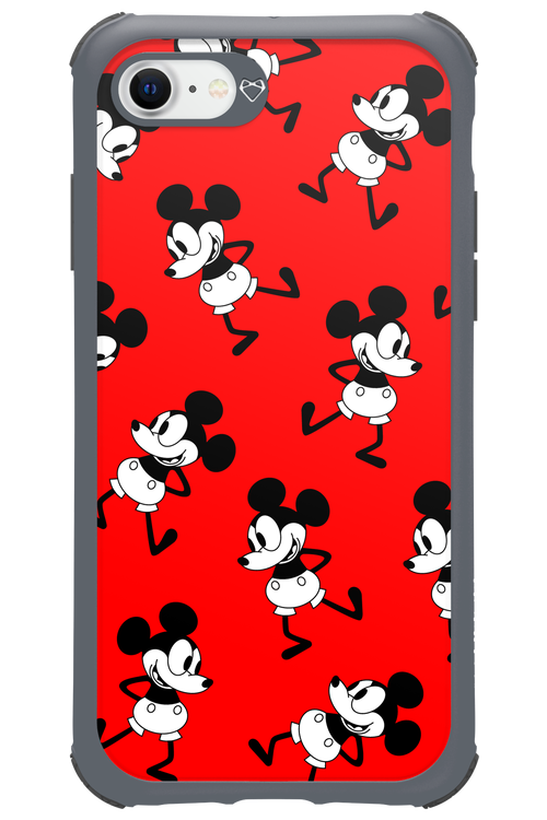 Iconic Mouse (red pattern) - Apple iPhone 7