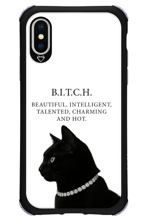 B. i. t. c. h. 2.0 - Apple iPhone X