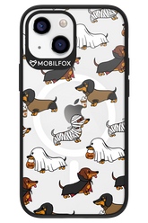 Scary Dachshund (Transparent) - Apple iPhone 13 Mini