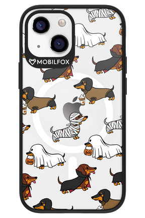 Scary Dachshund (Transparent) - Apple iPhone 13 Mini
