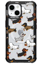 Scary Dachshund (Transparent) - Apple iPhone 15