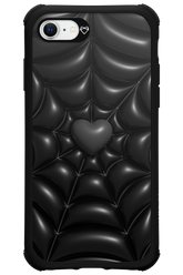 Black Spider Heart - Apple iPhone 8