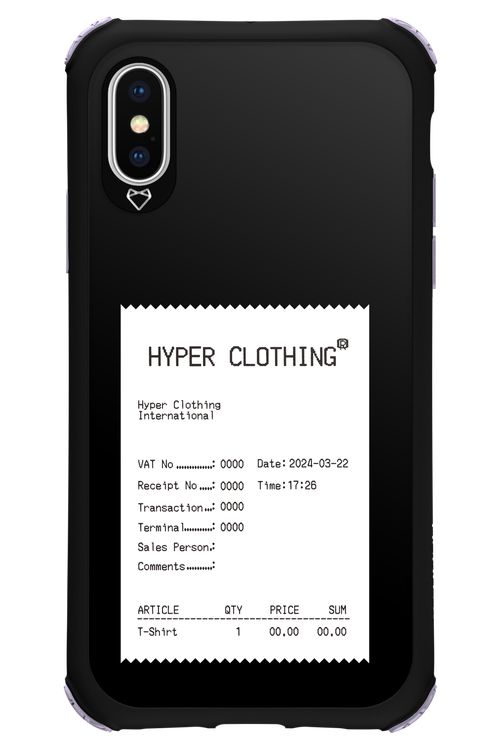 HYPER RECEIPT - Apple iPhone X