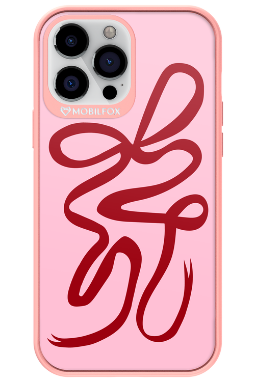 Burgundy Bow - Apple iPhone 13 Pro Max