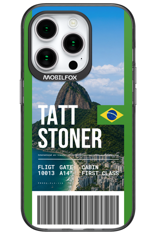 TATT STONER (fly ticket) 2.0 - Apple iPhone 15 Pro