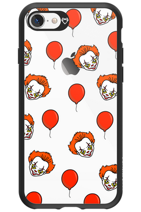 Mystery Clown (Transparent) - Apple iPhone 8