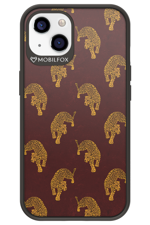 Burgundy Leopard Pattern - Apple iPhone 13