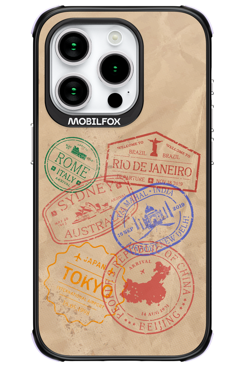 Travel Stamps 2.0 - Apple iPhone 15 Pro
