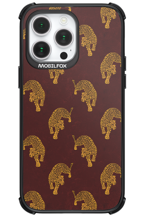 Burgundy Leopard Pattern - Apple iPhone 14 Pro Max