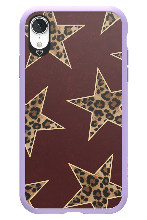 Wild Stars Burgundy - Apple iPhone XR