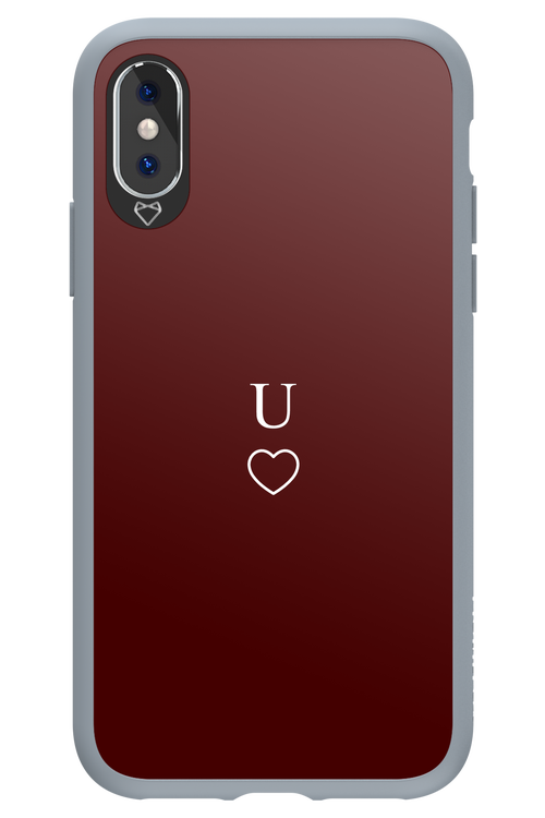 U Burgundia 2.0 - Apple iPhone XS
