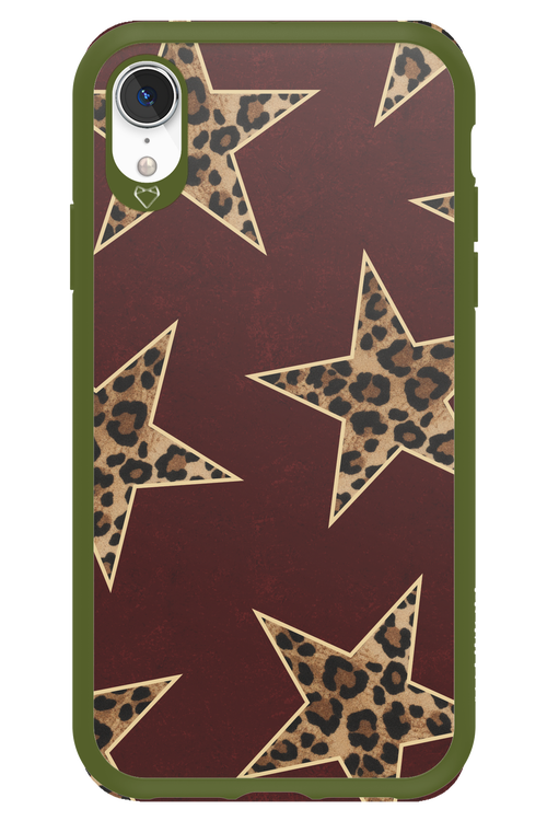 Wild Stars Burgundy - Apple iPhone XR