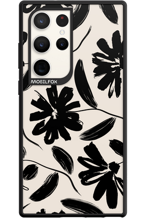 Monochrome Flowerss - Samsung Galaxy S23 Ultra