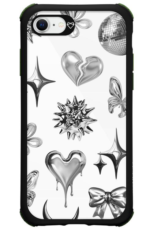 Silver Zone Transparent - Apple iPhone SE 2022