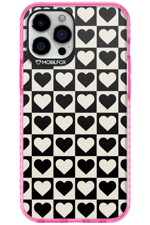 Checkered Heart - Apple iPhone 12 Pro Max