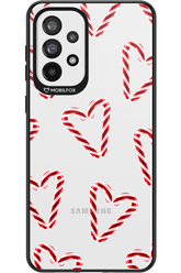 Candy Cane Hearts - Samsung Galaxy A73