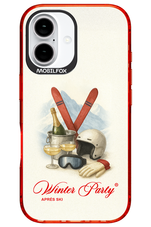 Winter Ski Party - Apple iPhone 16