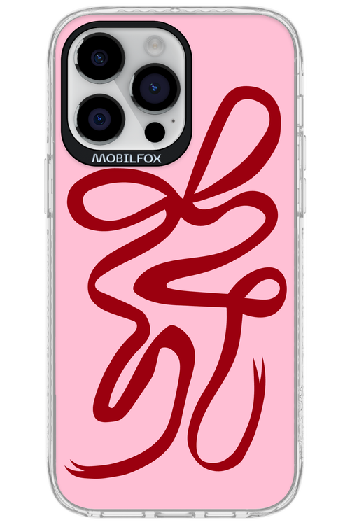 Burgundy Bow - Apple iPhone 14 Pro Max