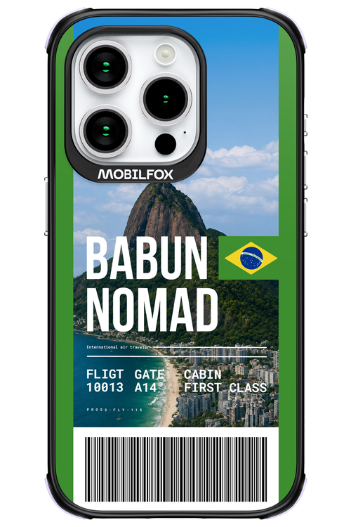 BABUN NOMAD (fly ticket) 2.0 - Apple iPhone 15 Pro