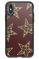 Wild Stars Burgundy - Apple iPhone X
