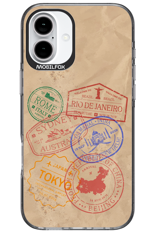 Travel Stamps 2.0 - Apple iPhone 16 Plus