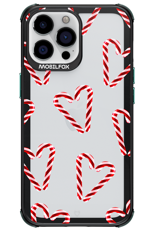 Candy Cane Hearts - Apple iPhone 13 Pro Max