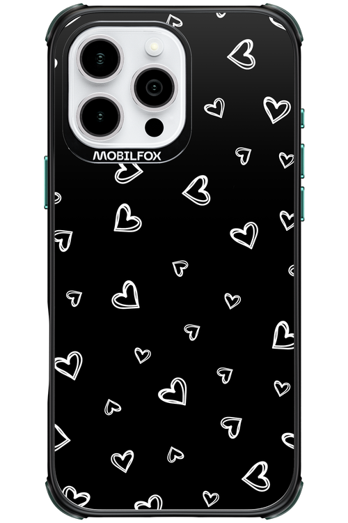 Monochrome Hearts 2.0 - Apple iPhone 16 Pro Max
