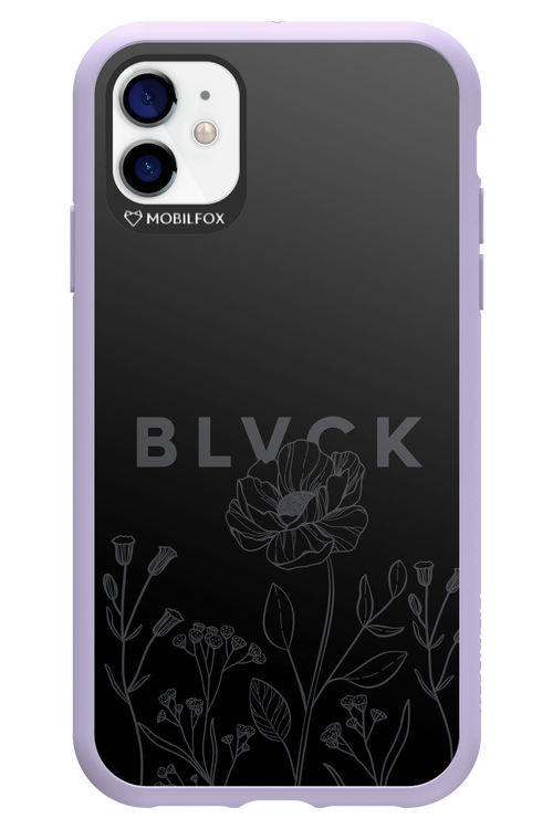 Black Flowers - Apple iPhone 11