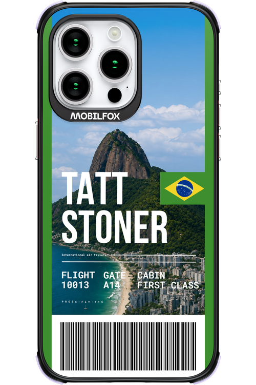 TATT STONER (fly ticket) 2.0 - Apple iPhone 15 Pro Max