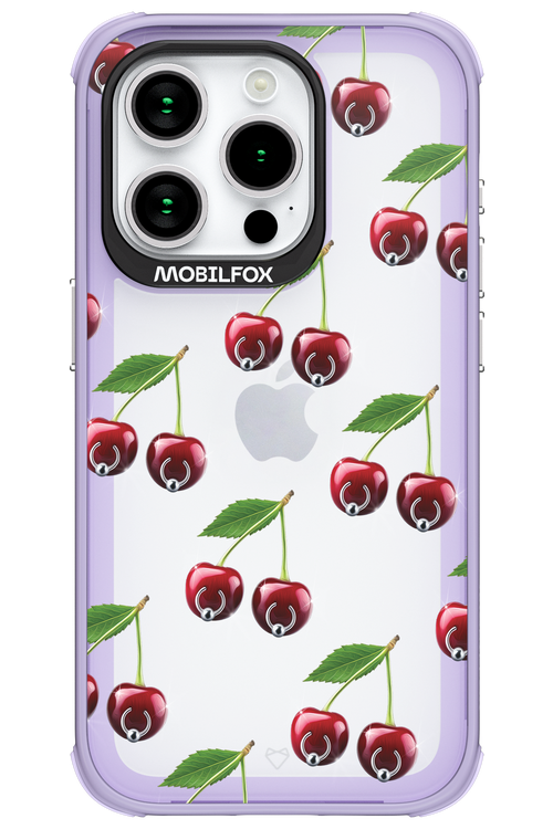 Spicy Cherries Transparent - Apple iPhone 15 Pro