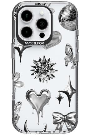 Silver Zone Transparent - Apple iPhone 16 Pro