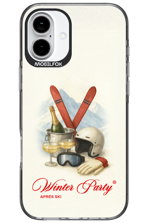 Winter Ski Party - Apple iPhone 16 Plus