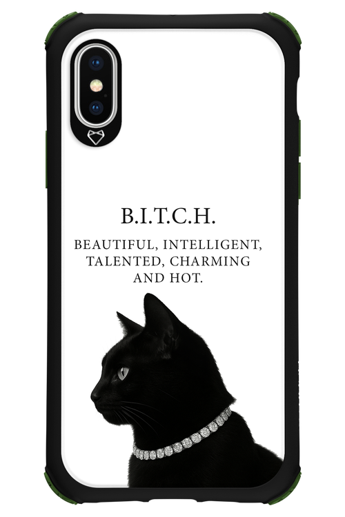 B. i. t. c. h. - Apple iPhone XS
