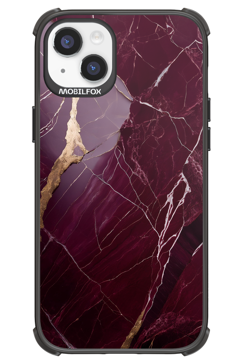 Burgundy Marble - Apple iPhone 14 Plus