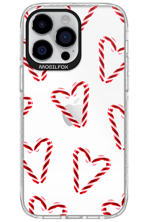 Candy Cane Hearts - Apple iPhone 14 Pro Max