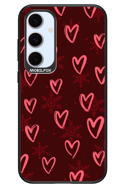 Christmas Hearts - Samsung S24 FE