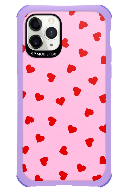 Sprinkle Heart Pink - Apple iPhone 11 Pro