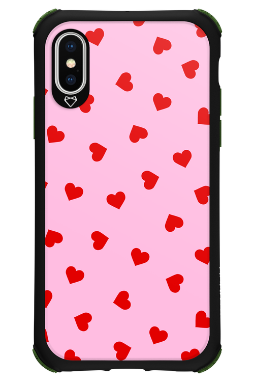 Sprinkle Heart Pink - Apple iPhone XS