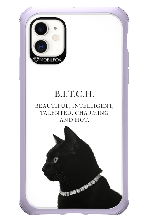 B. i. t. c. h. - Apple iPhone 11