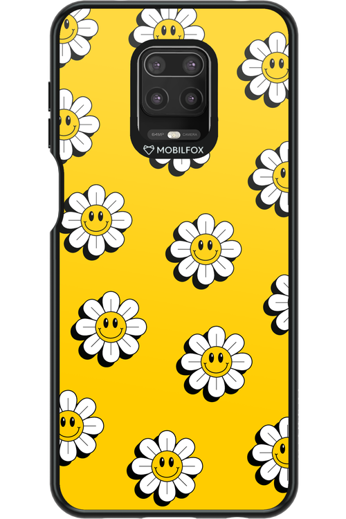 Smiley Flowers - Xiaomi Redmi Note 9 Pro