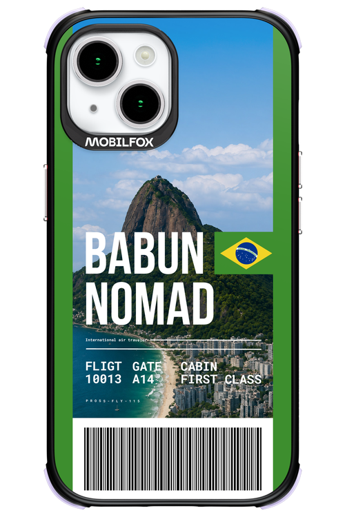 BABUN NOMAD (fly ticket) 2.0 - Apple iPhone 15